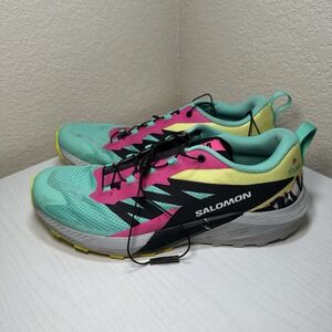 Salomon Mens 11 Womens 12 Sense Ride 5 Martina Trail Walk Running Shoes Sneakers